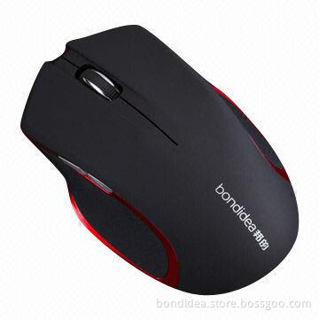 2.4G wireless mouse with 6 keys short-cut keys function